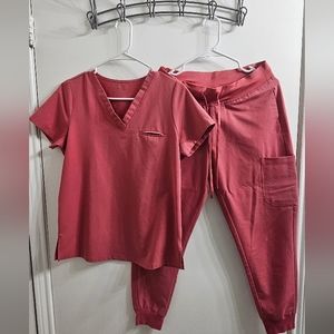 Mandala Jaipur Pink Scrub Set